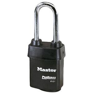 Master Lock ProSeries 6121NKALJ High Security Padlock w/ Keys BumpStop – New